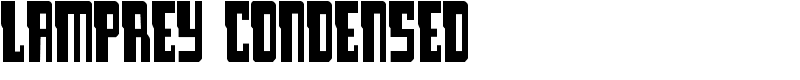 Lamprey Condensed Font