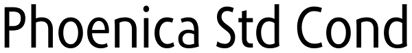 Phoenica Std Cond Font