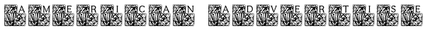 American Advertise015 Font