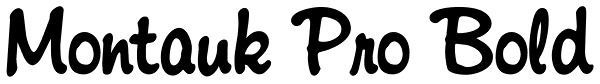 Montauk Pro Bold Font
