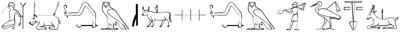 The Nile Song Font
