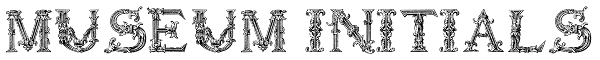 Museum Initials Font