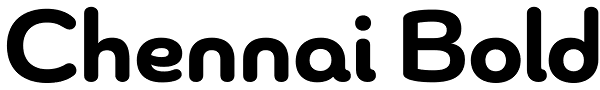 Chennai Bold Font