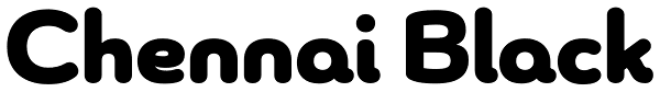 Chennai Black Font