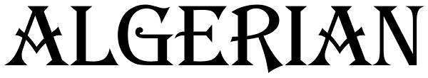 Algerian Font