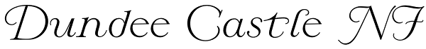 Dundee Castle NF Font