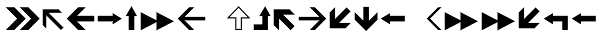 Leitura Symbols Arrows Font