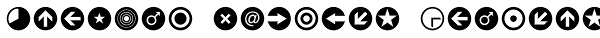 Leitura Symbols Circles Font