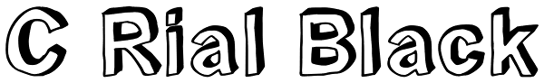 C Rial Black Font
