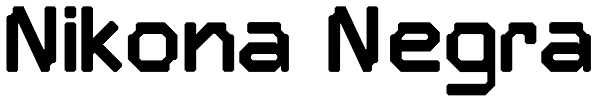 Nikona Negra Font