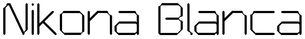 Nikona Blanca Font