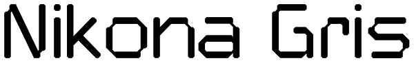 Nikona Gris Font