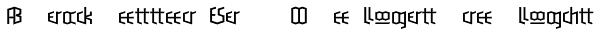 Blackletter Sans One Ligatures Light Font