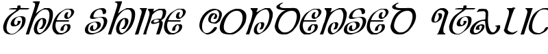 The Shire Condensed Italic Font