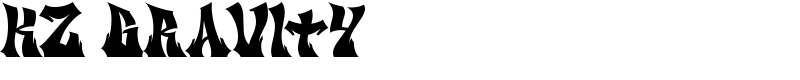 KZ GRAVItY Font