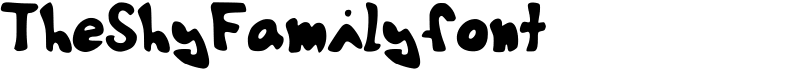 TheShyFamilyfont Font