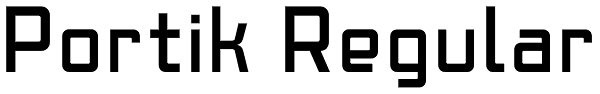Portik Regular Font