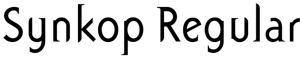 Synkop Regular Font
