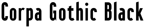 Corpa Gothic Black Font