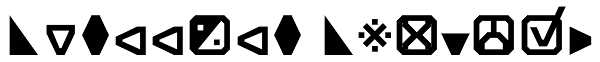 Screener Symbols Font