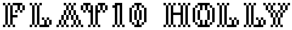 Flat10 Holly Font
