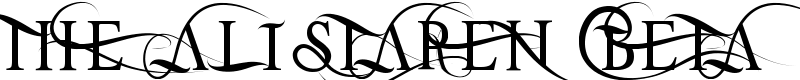 THE ALISTAREN BETA Font
