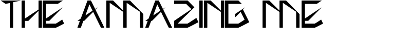 THE AMAZING ME Font