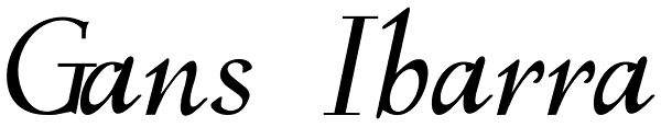 Gans Ibarra Font