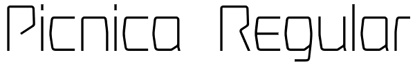 Picnica Regular Font