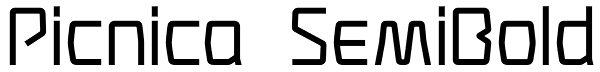 Picnica SemiBold Font