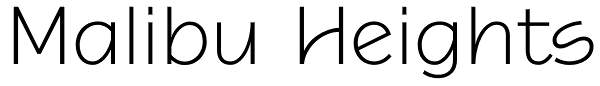 Malibu Heights Font