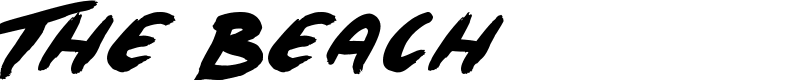 The Beach Font