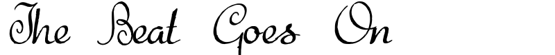 The Beat Goes On Font