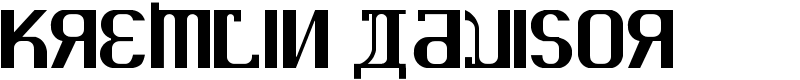 KREMLIN ADVISOR Font