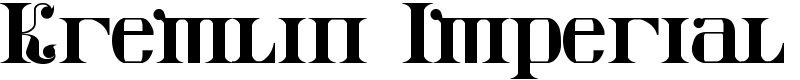 Kremlin Imperial Font