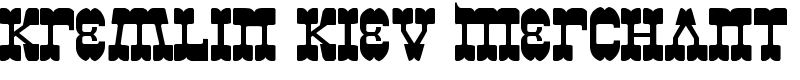 Kremlin Kiev Merchant Font