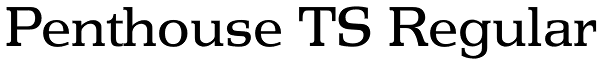 Penthouse TS Regular Font