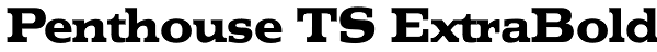 Penthouse TS ExtraBold Font