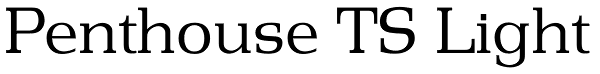 Penthouse TS Light Font