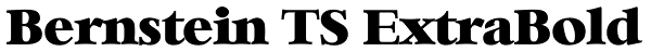 Bernstein TS ExtraBold Font