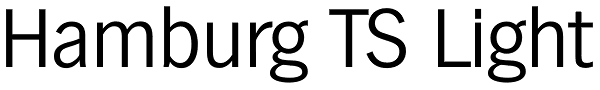 Hamburg TS Light Font