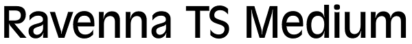 Ravenna TS Medium Font