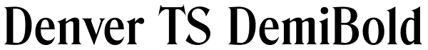 Denver TS DemiBold Font