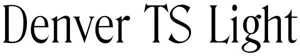 Denver TS Light Font