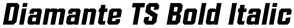 Diamante TS Bold Italic Font