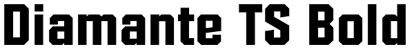 Diamante TS Bold Font