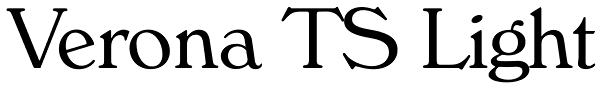Verona TS Light Font