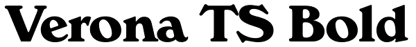Verona TS Bold Font