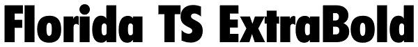 Florida TS ExtraBold Font