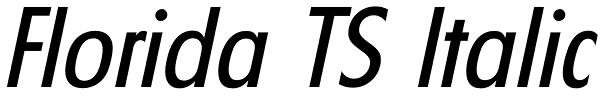 Florida TS Italic Font